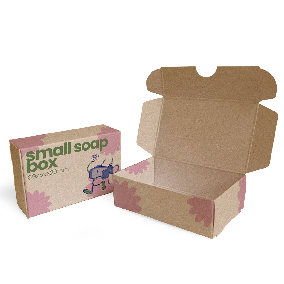 Small Flip-Lid Soap Box - Recycled - 89x59x29mm