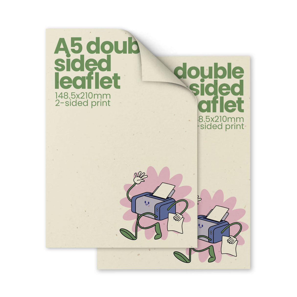 Double-Sided A5 Recycled Printed Flyer - 148.5 x 210mm