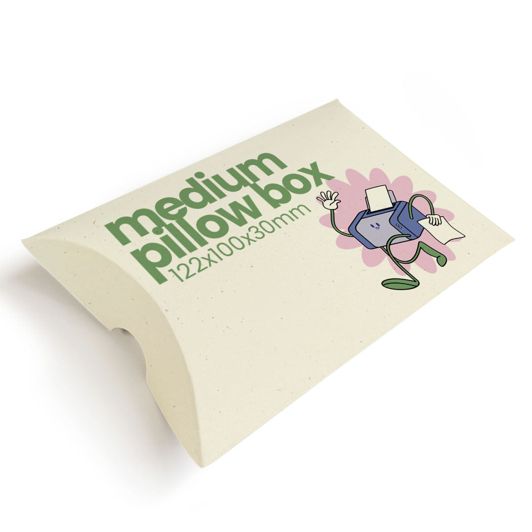 Medium Pillow Box - Recycled - 122x100x30mm