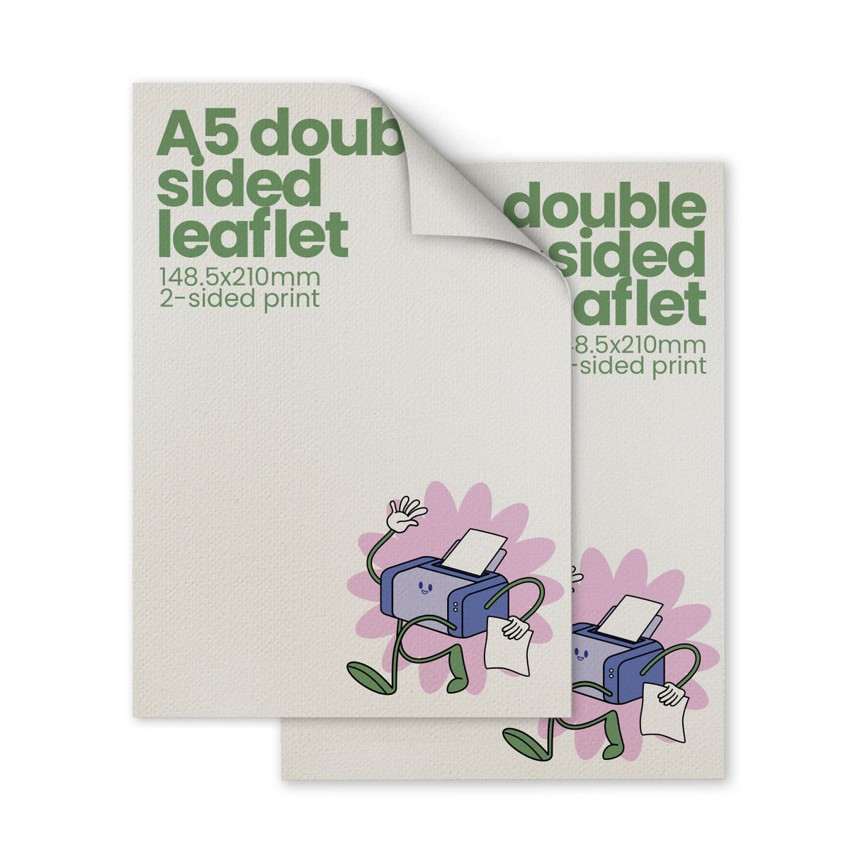 Double-Sided A5 Recycled Printed Flyer - 148.5 x 210mm