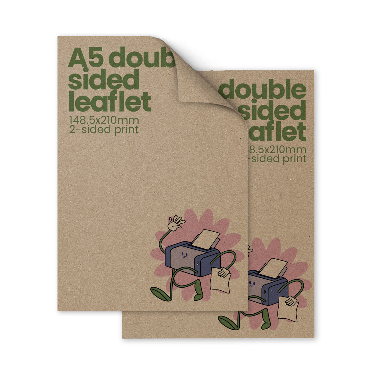 Double-Sided A5 Recycled Printed Flyer - 148.5 x 210mm
