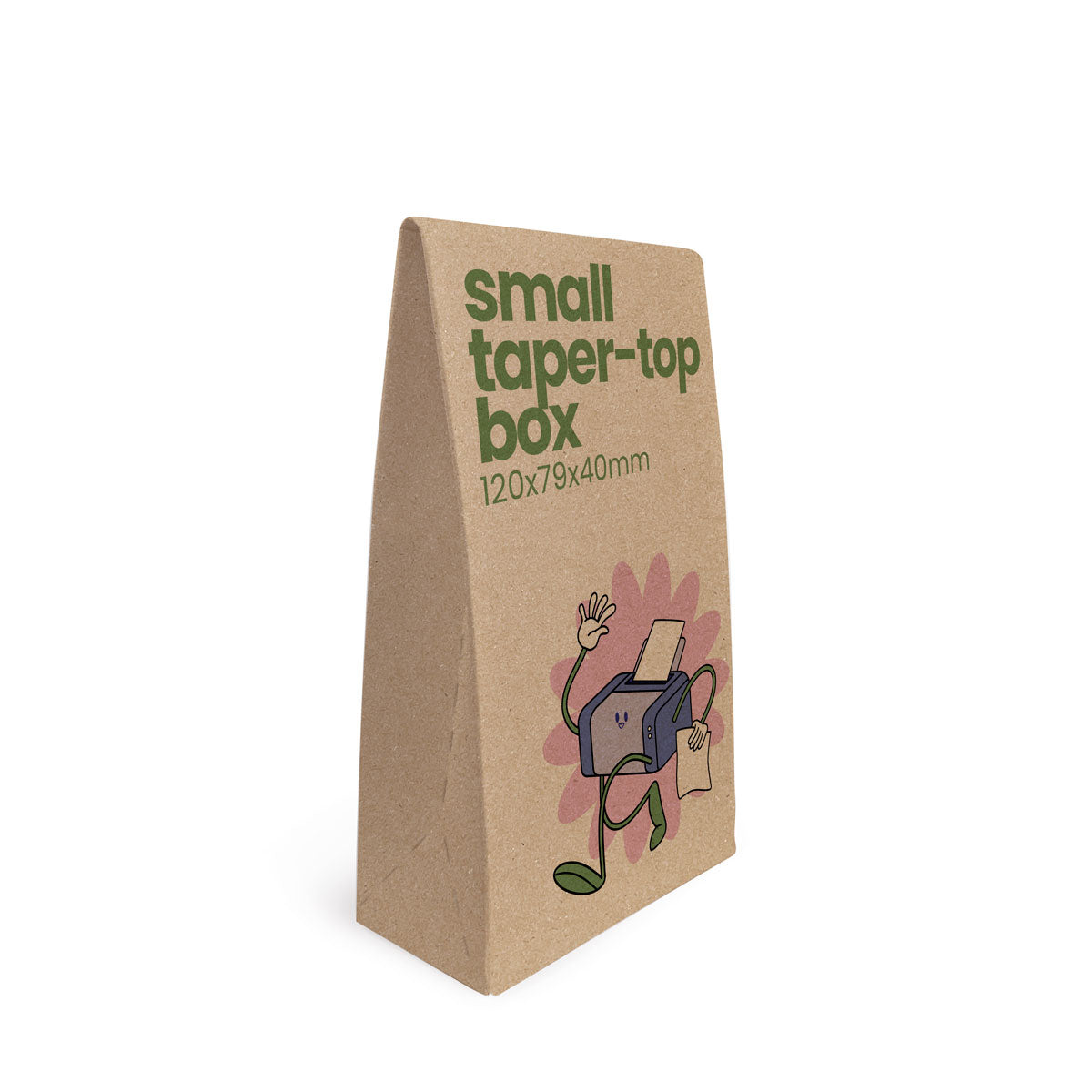 Small Taper-Top Box - Recycled - 120x79x40mm