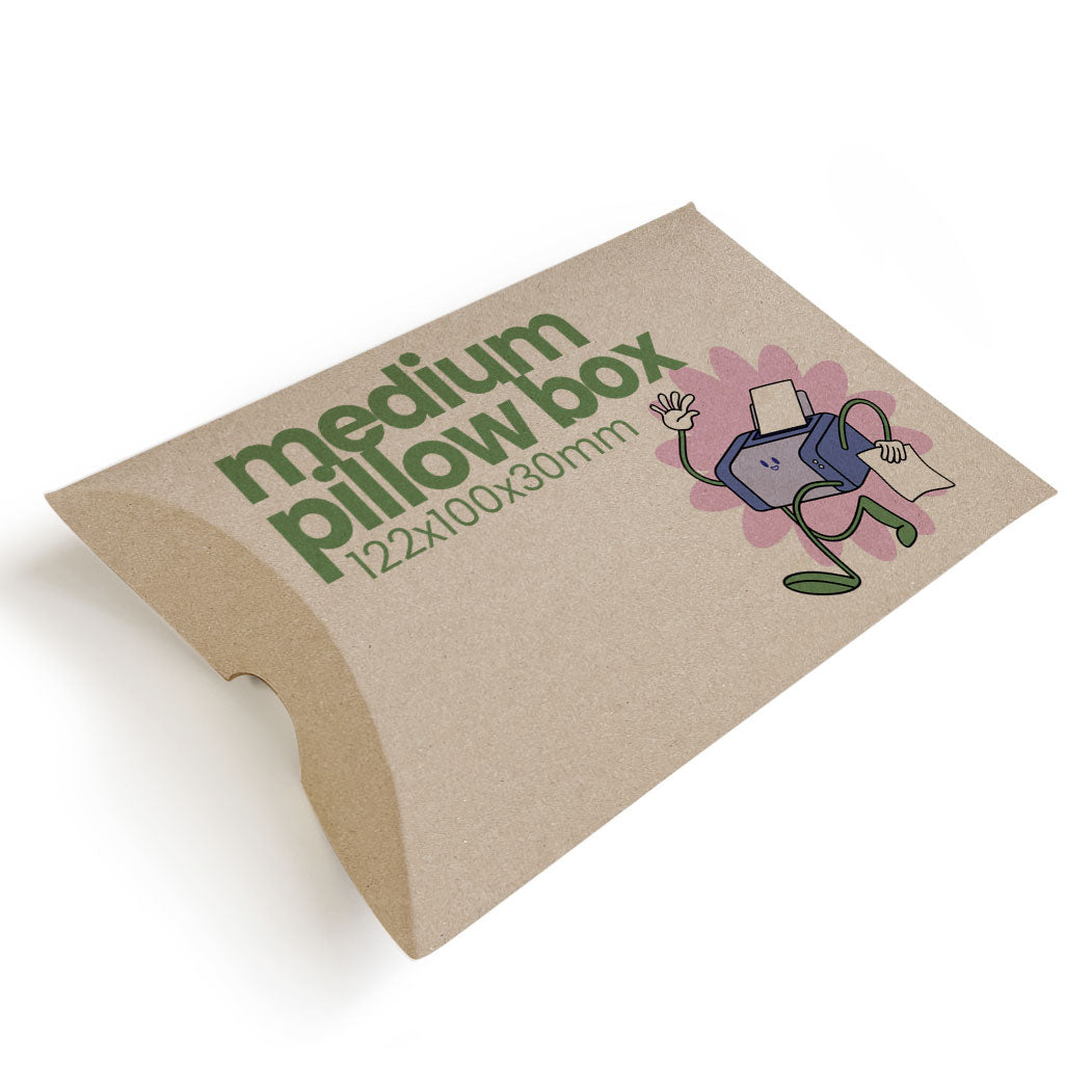 Medium Pillow Box - Recycled - 122x100x30mm
