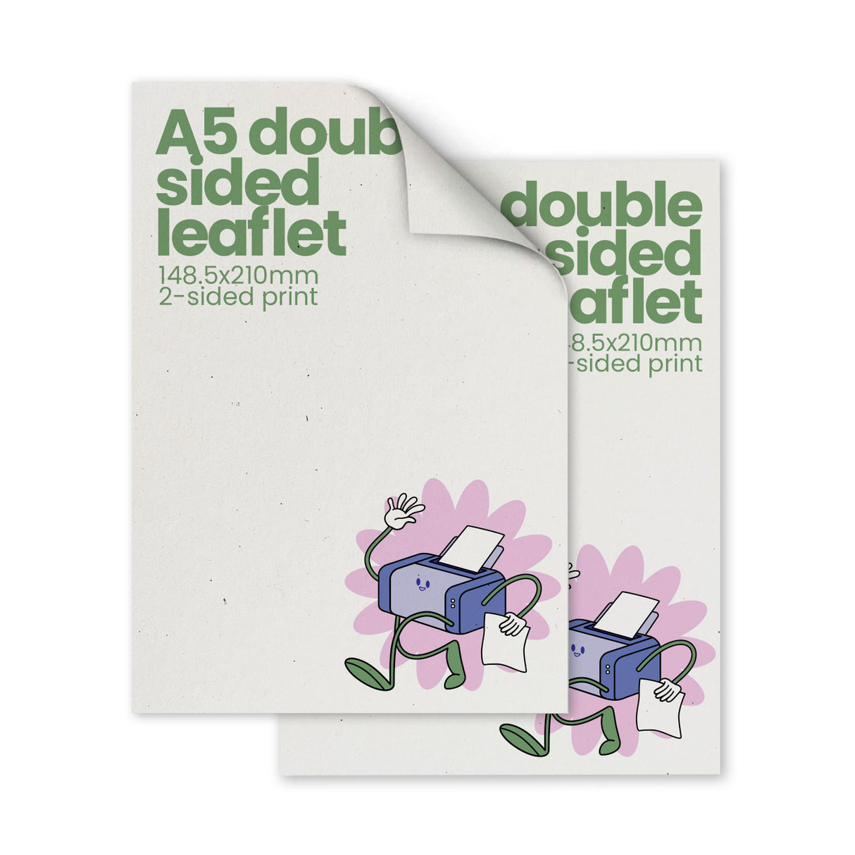 Double-Sided A5 Recycled Printed Flyer - 148.5 x 210mm