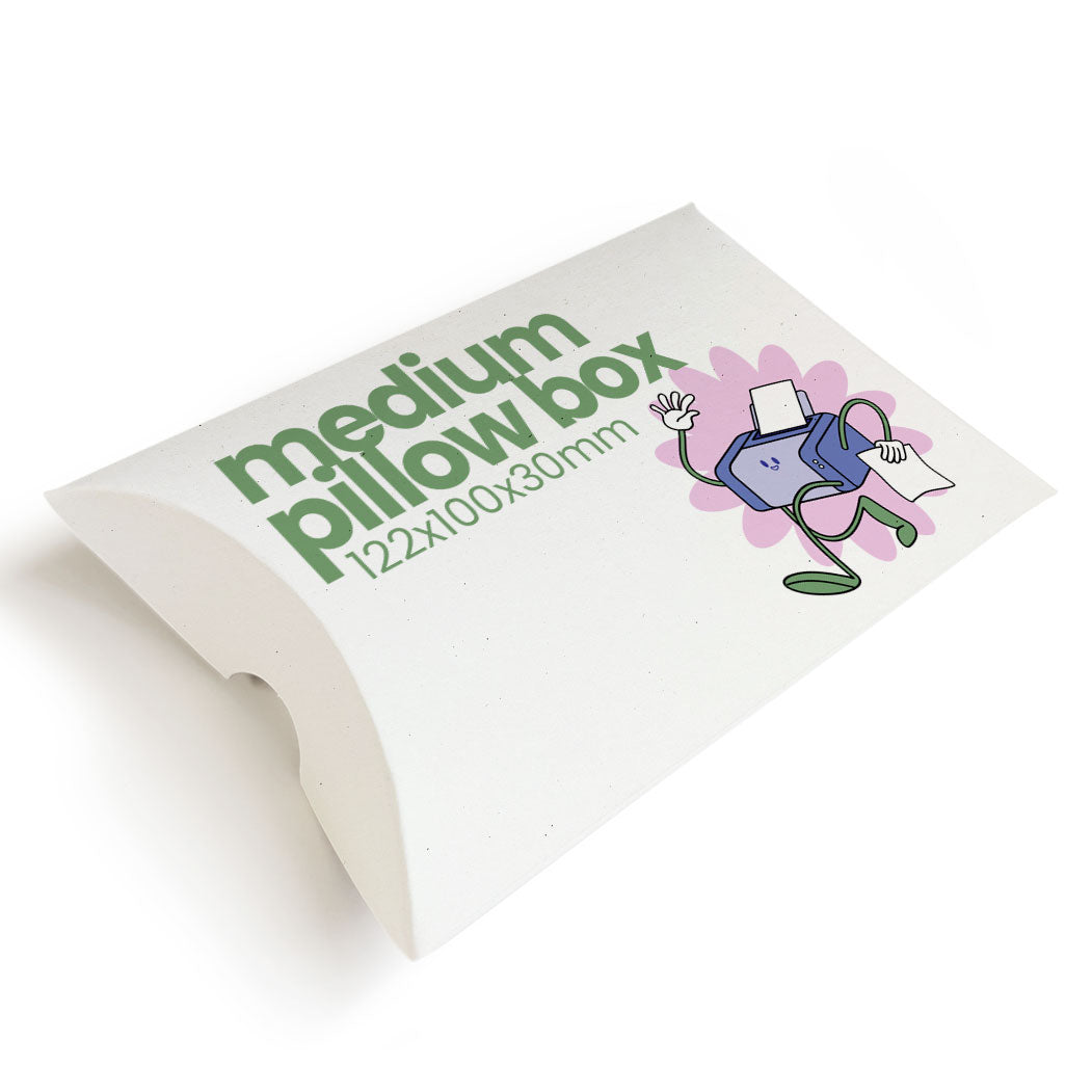 Medium Pillow Box - Recycled - 122x100x30mm