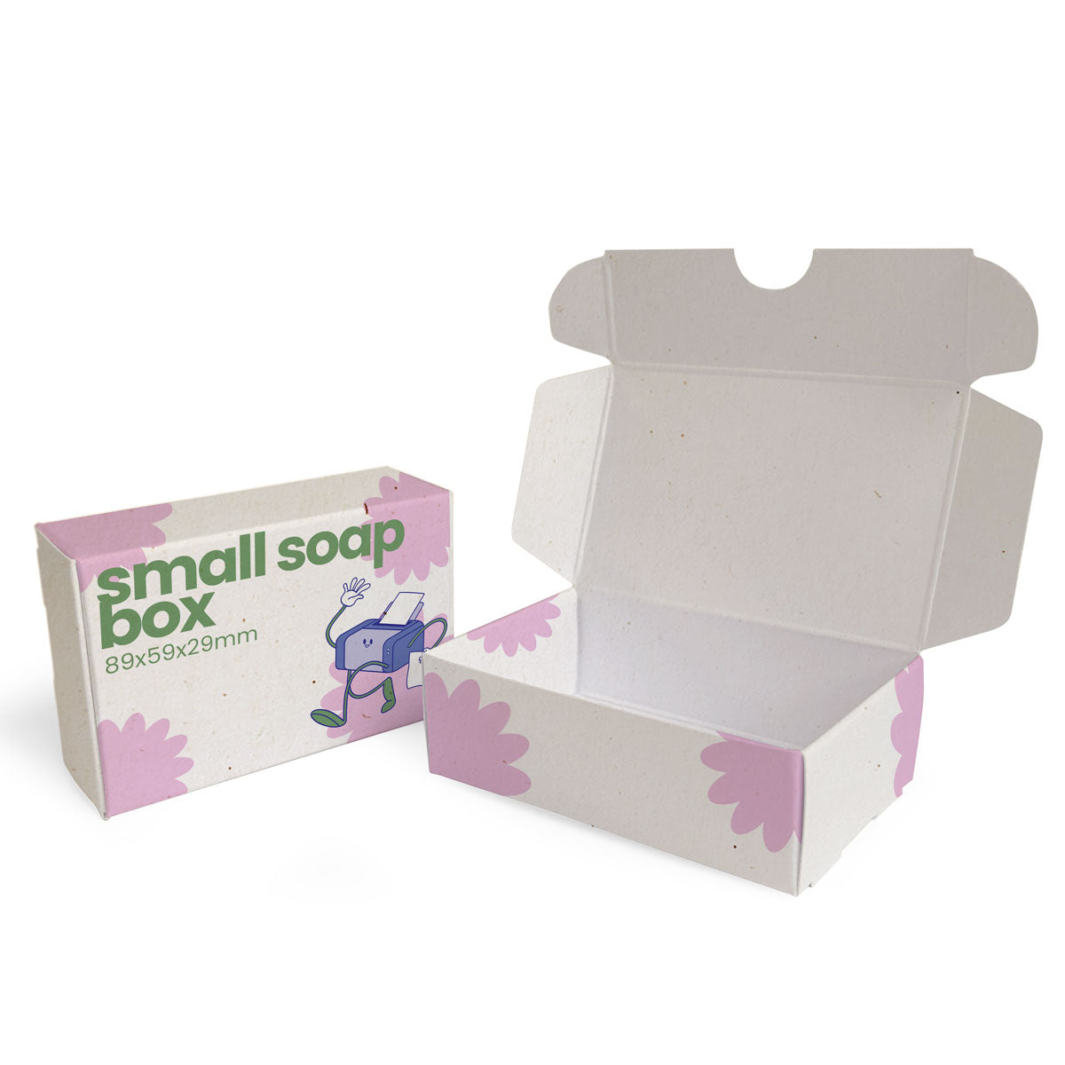 Small Flip-Lid Soap Box - Recycled - 89x59x29mm