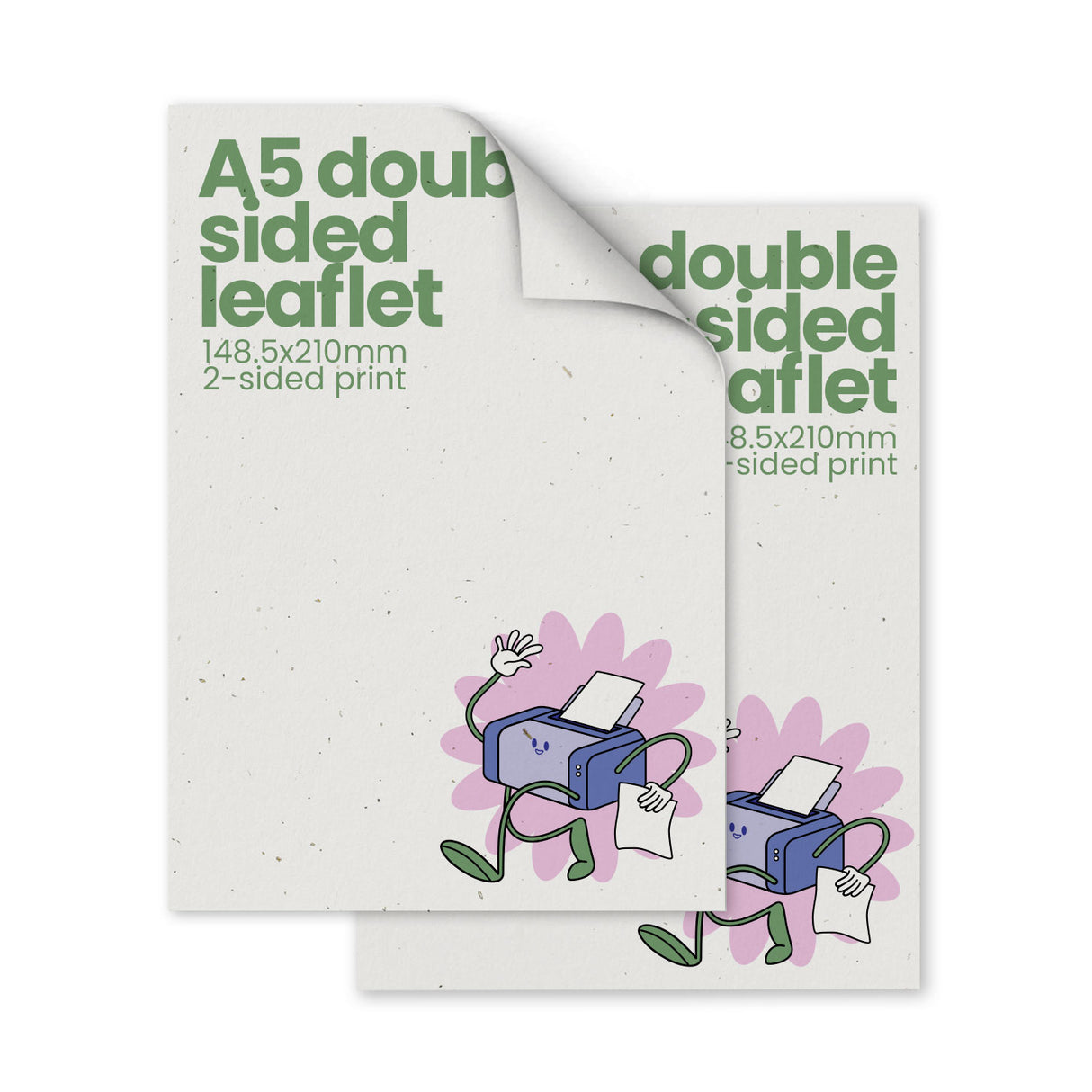 Double-Sided A5 Recycled Printed Flyer - 148.5 x 210mm