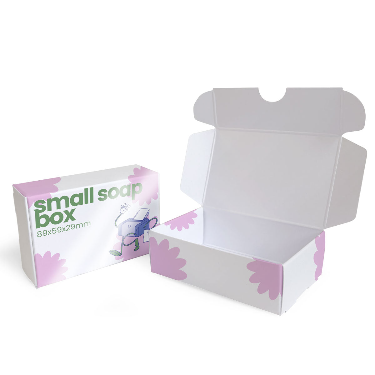 Small Flip-Lid Soap Box - Recycled - 89x59x29mm
