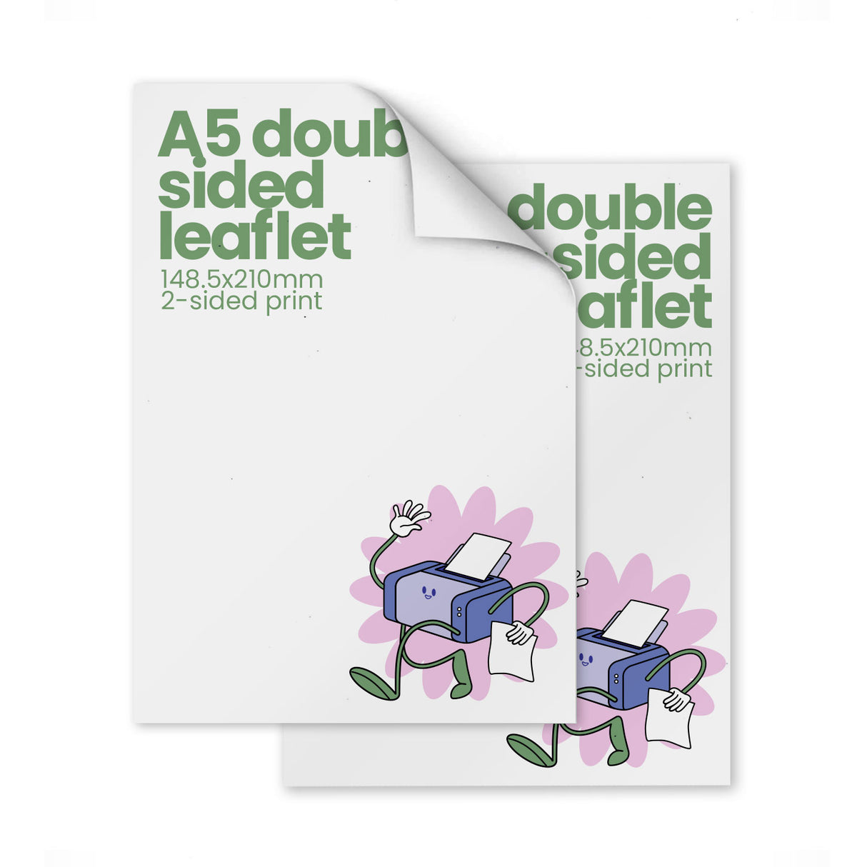 Double-Sided A5 Recycled Printed Flyer - 148.5 x 210mm