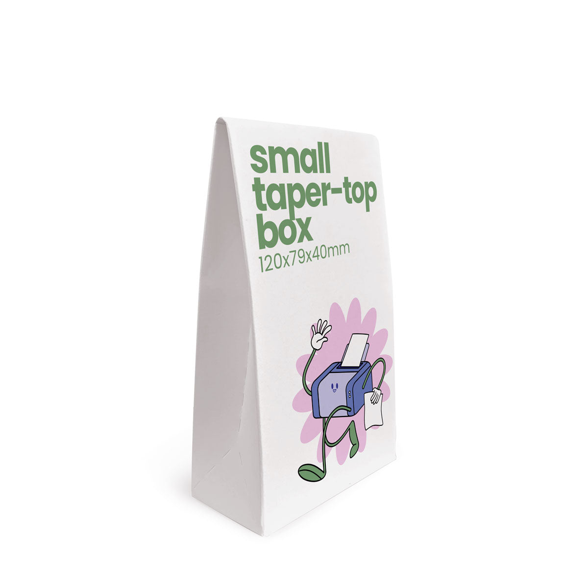 Small Taper-Top Box - Recycled - 120x79x40mm