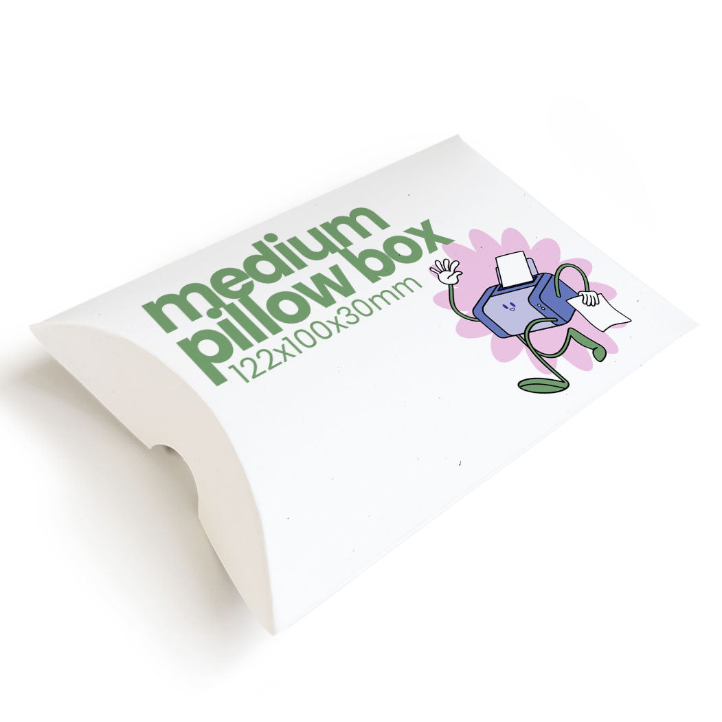 Medium Pillow Box - Recycled - 122x100x30mm