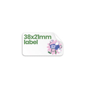 38x21mm (65 per A4 sheet)
