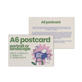 Recycled Printed A6 Postcards - 148.5 x 105mm