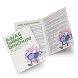 A4/A5 Half-Fold Printed Brochure - Recycled
