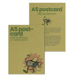 Printed A5 Postcards - Recycled - 148.5 x 210mm