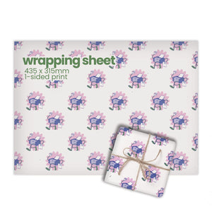 Recycled Printed Wrapping Paper Sheets - Large - 435 x 315mm