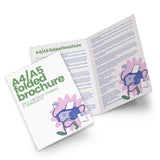 A4/A5 Half-Fold Printed Brochure - Recycled